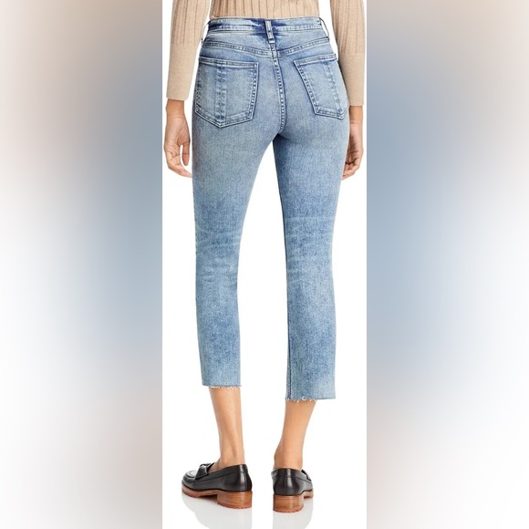 Rag & Bone Women’s Nina High Rise Ankle Flare Cropped Jeans in Pearl - Size 28 - Picture 2 of 11
